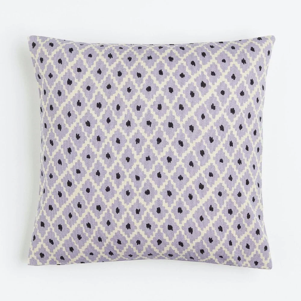 New West Elm Lavender Aztek Boho Geometric Throw Pillow Cover Case 20